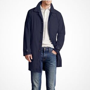 Polo by Ralph Lauren Men's Dark Blue Trench Coat